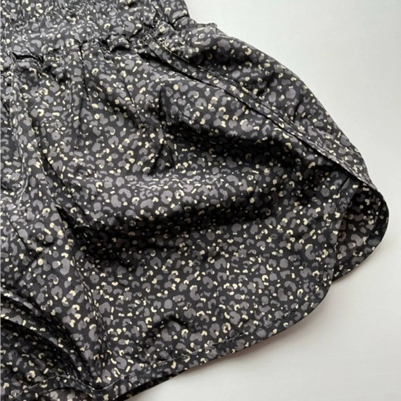 Free People Movement • Grey Black Cheetah The Way Home Athletic Shorts - Picture 5 of 9